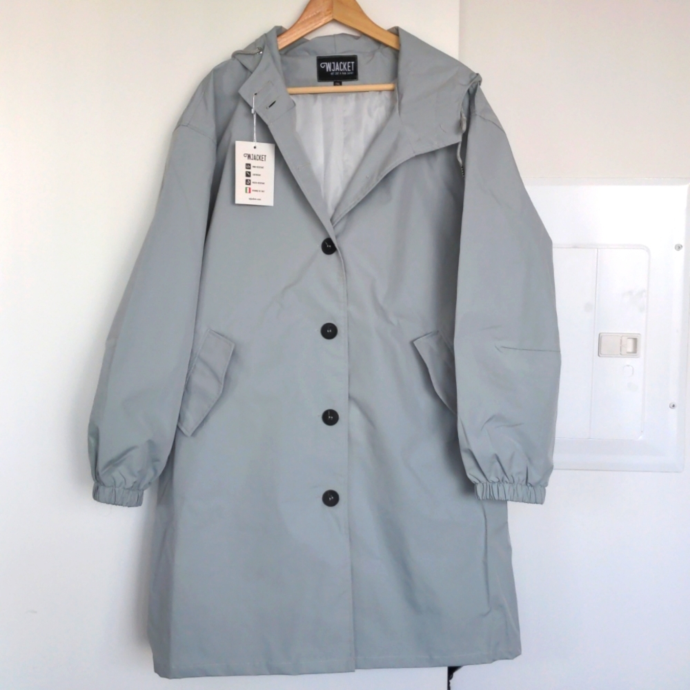W Jacket Windbreaker Blue/Grey